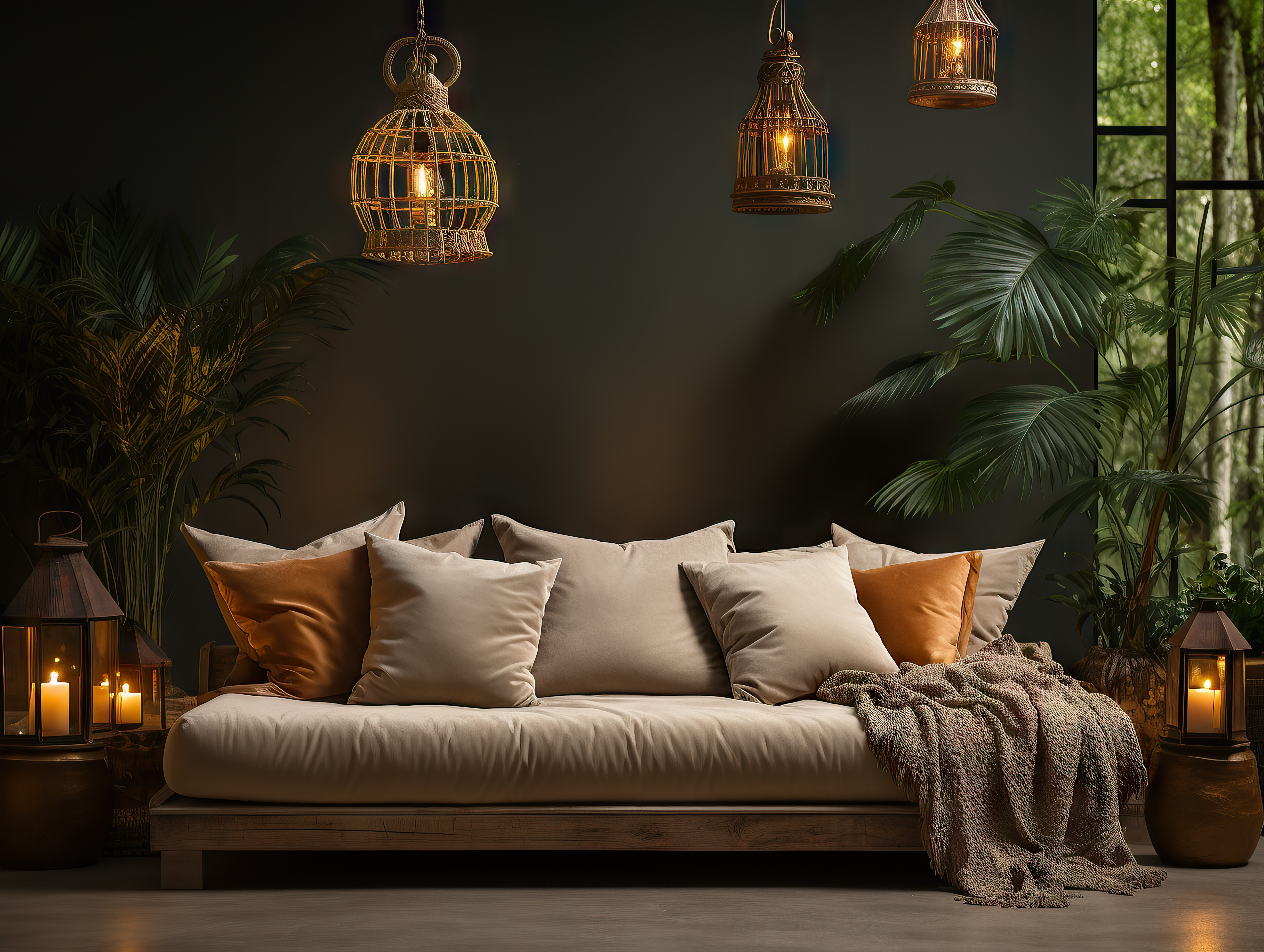 cozy lively home interior design